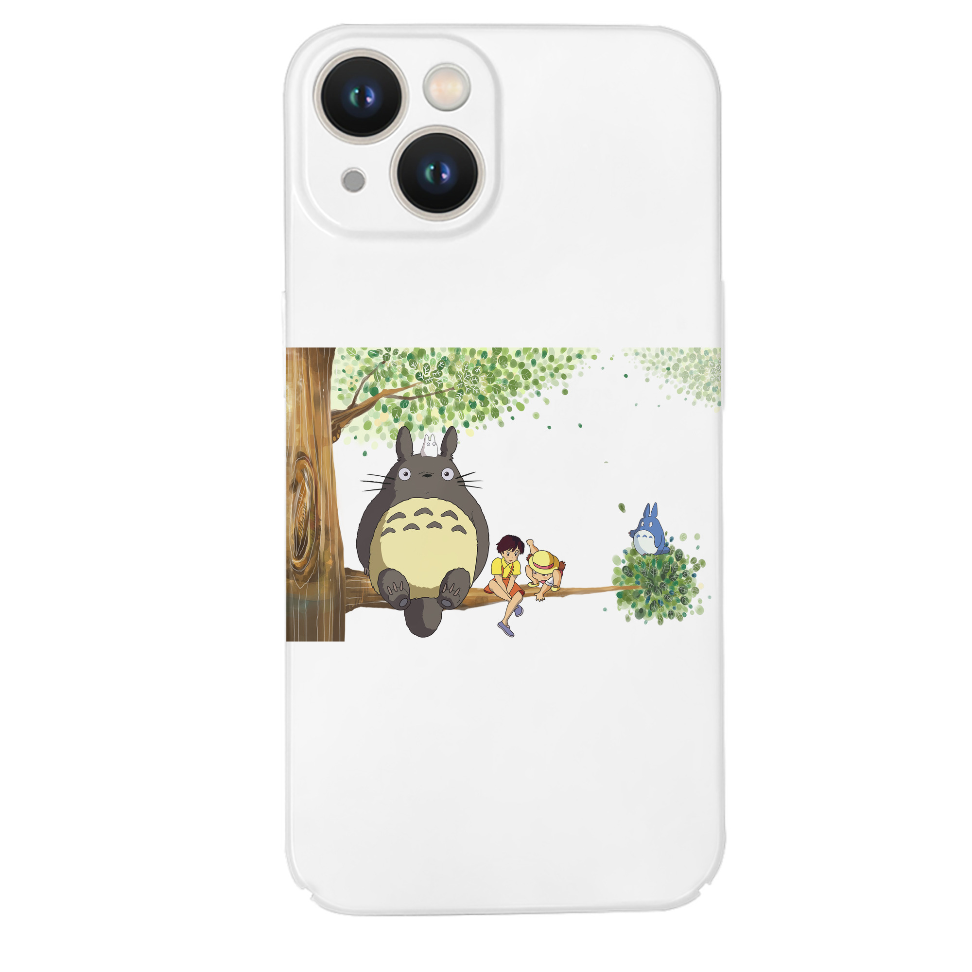 （画像用） となりのトトロ 草壁メイ 草壁サツキ My Neighbor Totoro Satsuki Kusakabe Mei Kusakabe 【iPhone 14シリーズ対応】ハードケース
